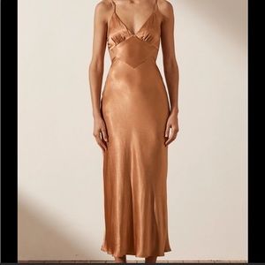 Shona Joy La Lune Backless Midi Dress - Size 6
